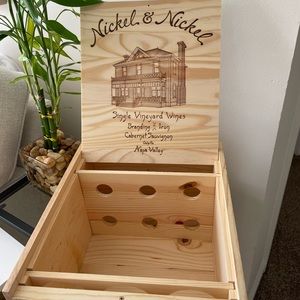 SOLD Nickel & Nickel Wood Wine Box/Crate